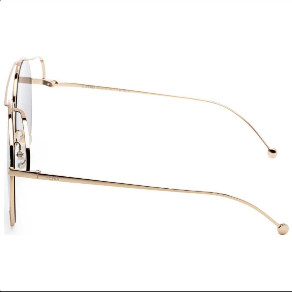 FENDI 52mm Aviator Sunglasses FF0286 - Picture 4 of 5